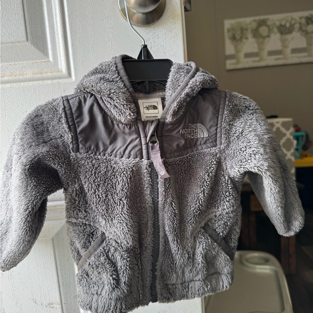 The North Face Charcoal Sherpa Jacket